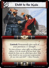 Debt to the Kaiu